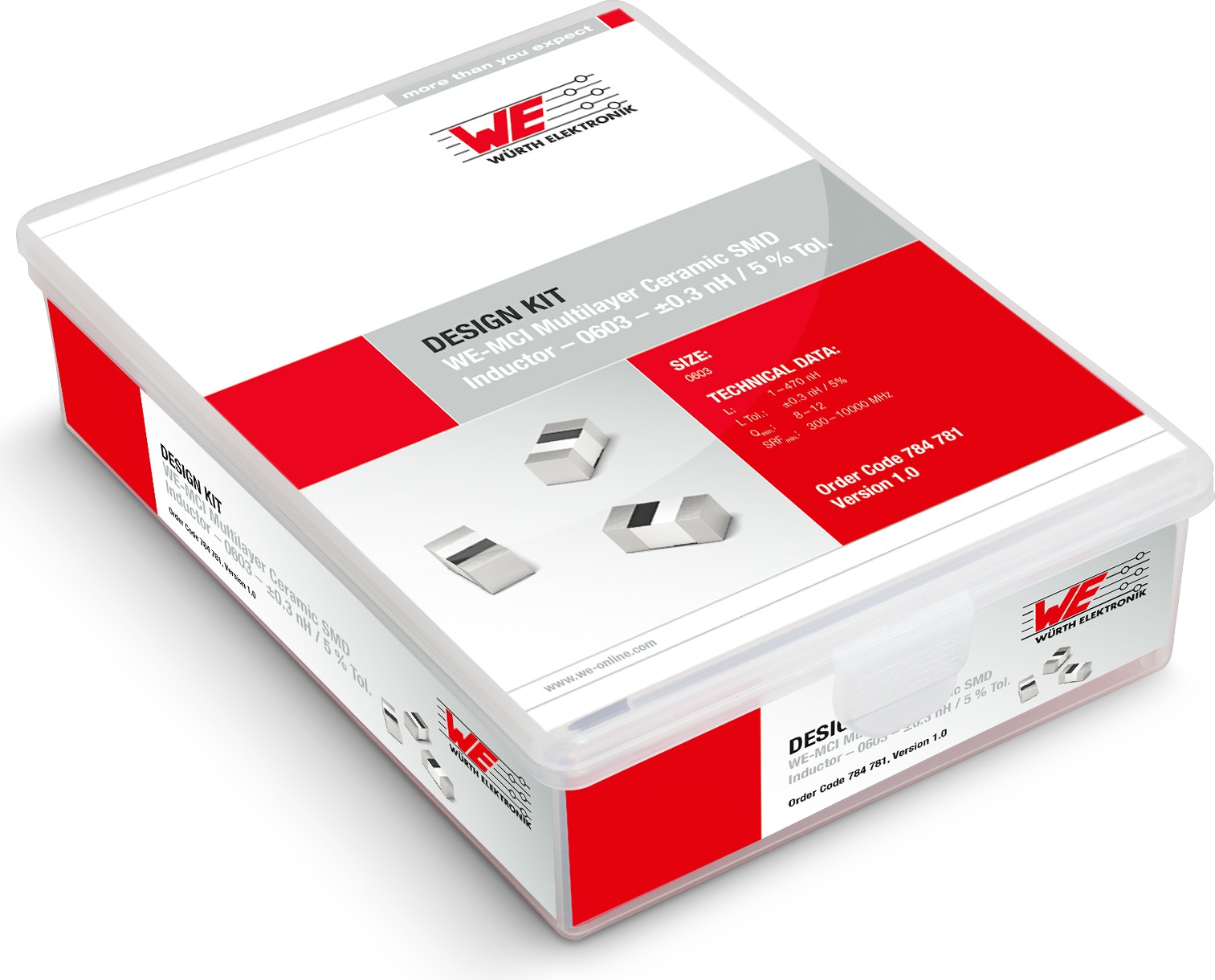 Design Kit WE-MCI Multilayer Ceramic SMT Inductor